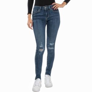 Levi's - 27x28 711 Skinny Distressed Jeans